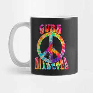 Cure Diabetes TieDye Mug